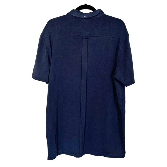 Ben Sherman Navy Blue Short Sleeve Knit Shirt - Size XL - New with Tags - Picture 3 of 6